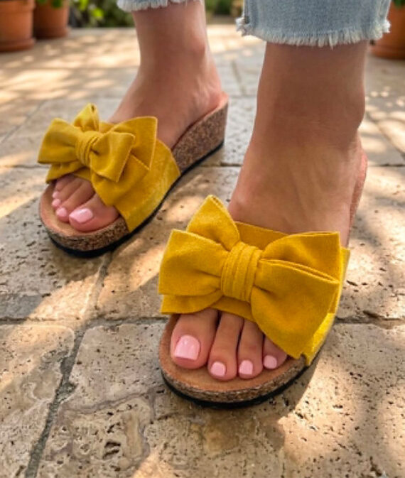 Bow Slider Sandals