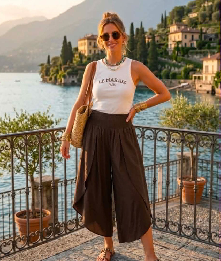 3 Black Split Trousers - Image 1