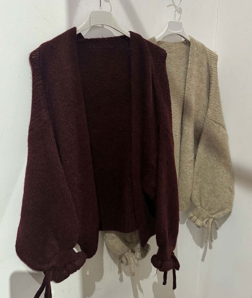 5 Bow Sleeve Cardigan - Image 2