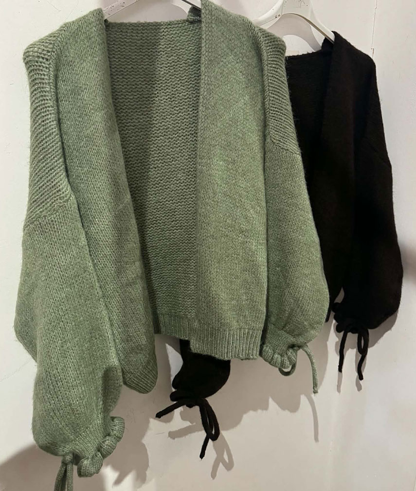 6 Bow Sleeve Cardigan - Image 3